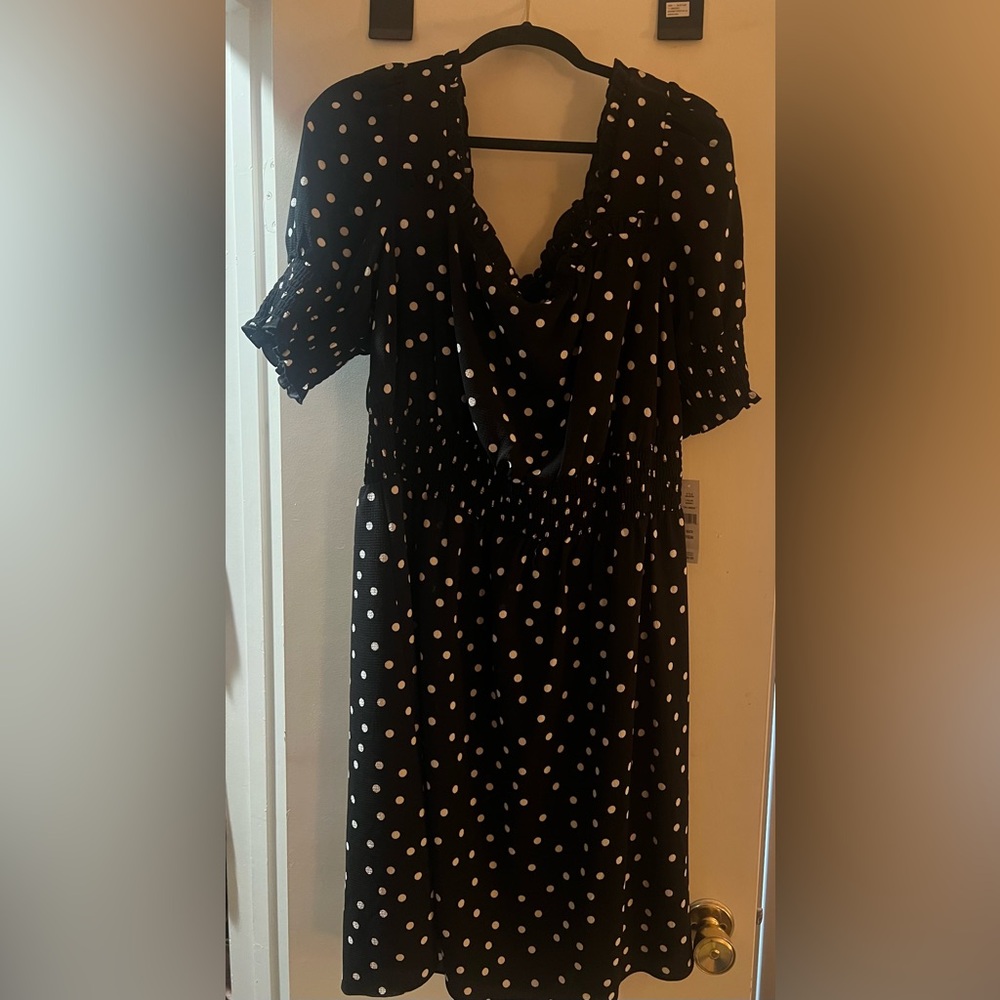 Black Polka Dot Dress